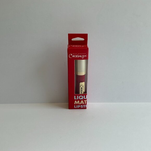 Brand New Max Makeup Cherimoya Liquid Matte Lipstick – Poppy 💄 - Picture 1 of 5